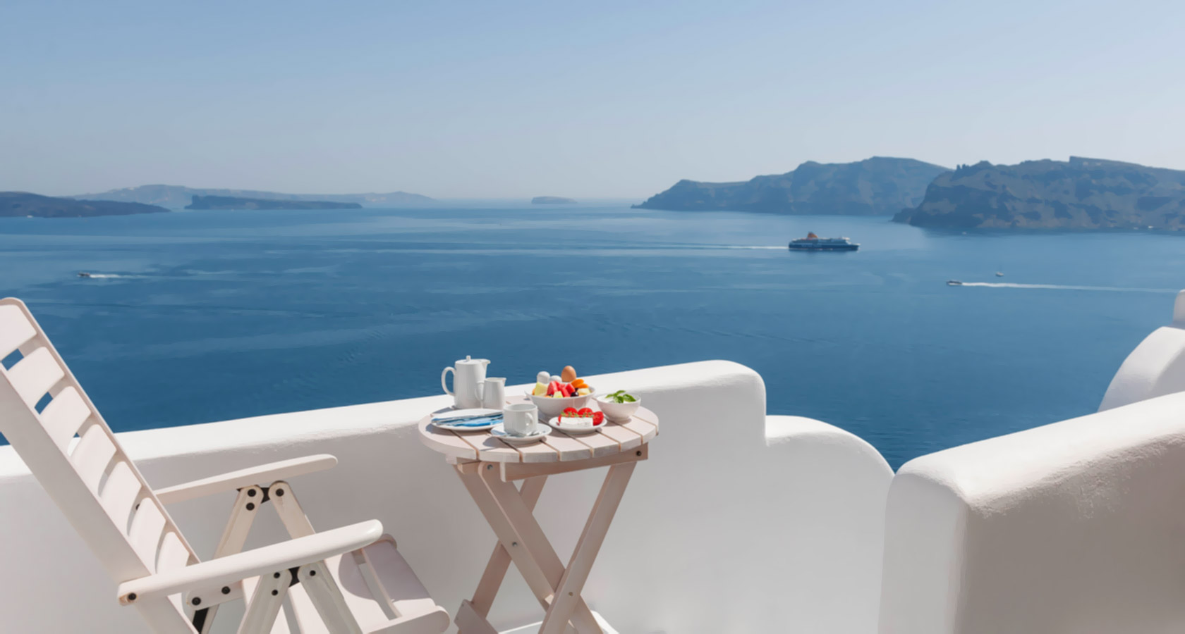Ξενοδοχειο Thirea Suites Σαντορινη Οια – Ιδιωτικη βεραντα με θεα στη θαλασσα