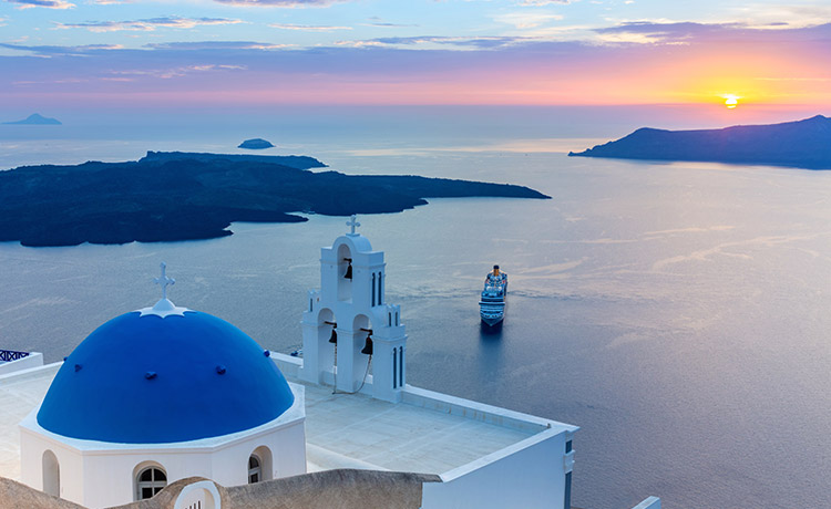 The Santorini Caldera  - The Deepest Affection  of a Lifetime