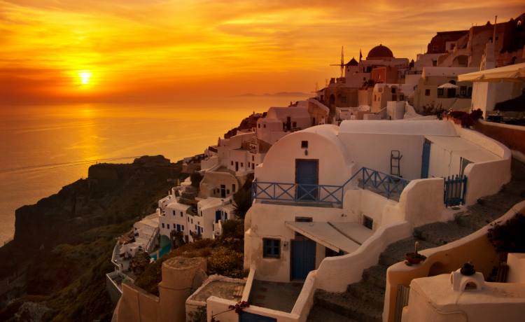 The Amazing Santorini Sunset