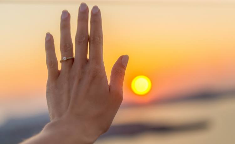 She said YES! Romantic Wedding Proposal in Santorini Greece